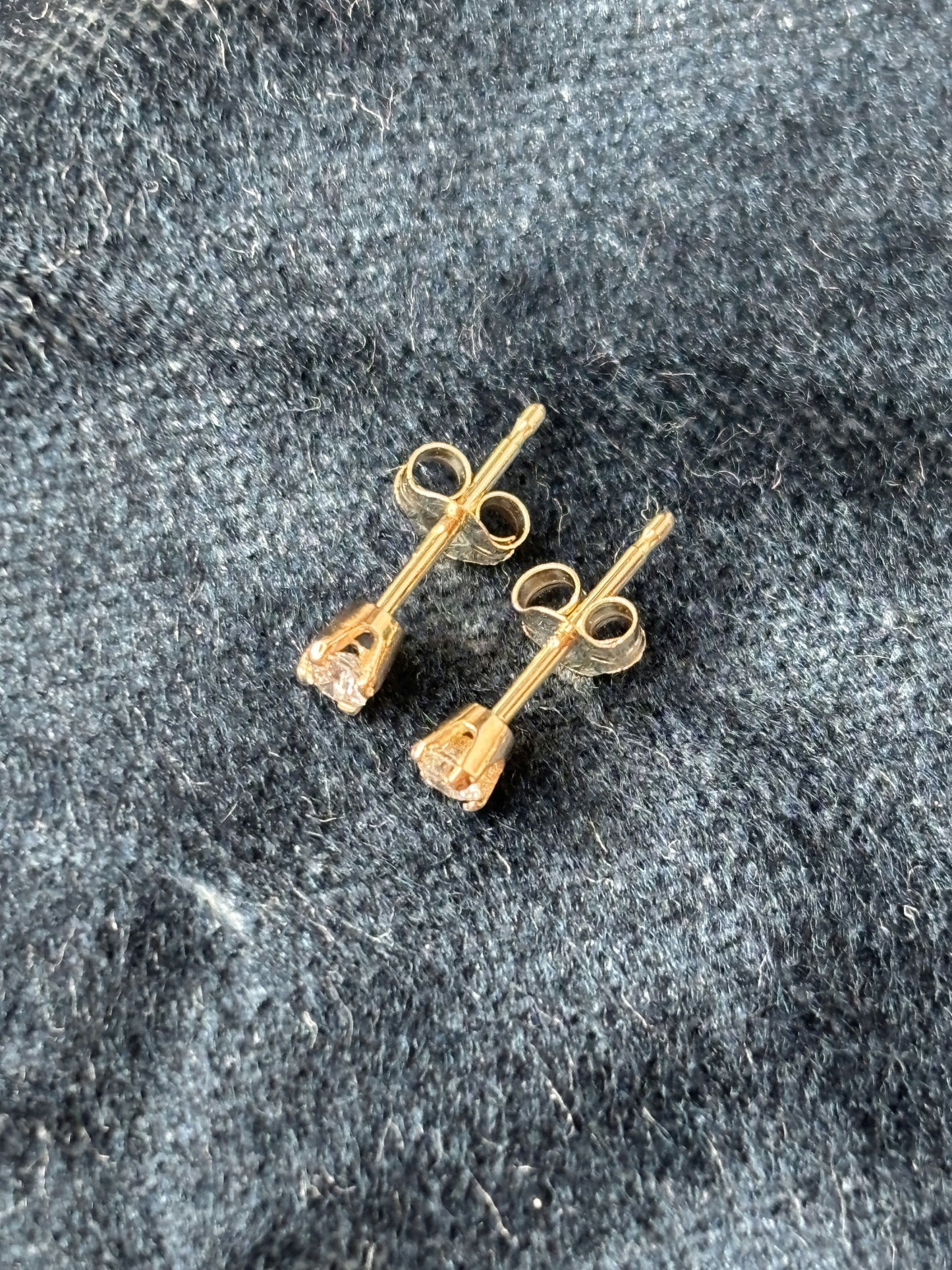 Petite Diamond Stud Earrings