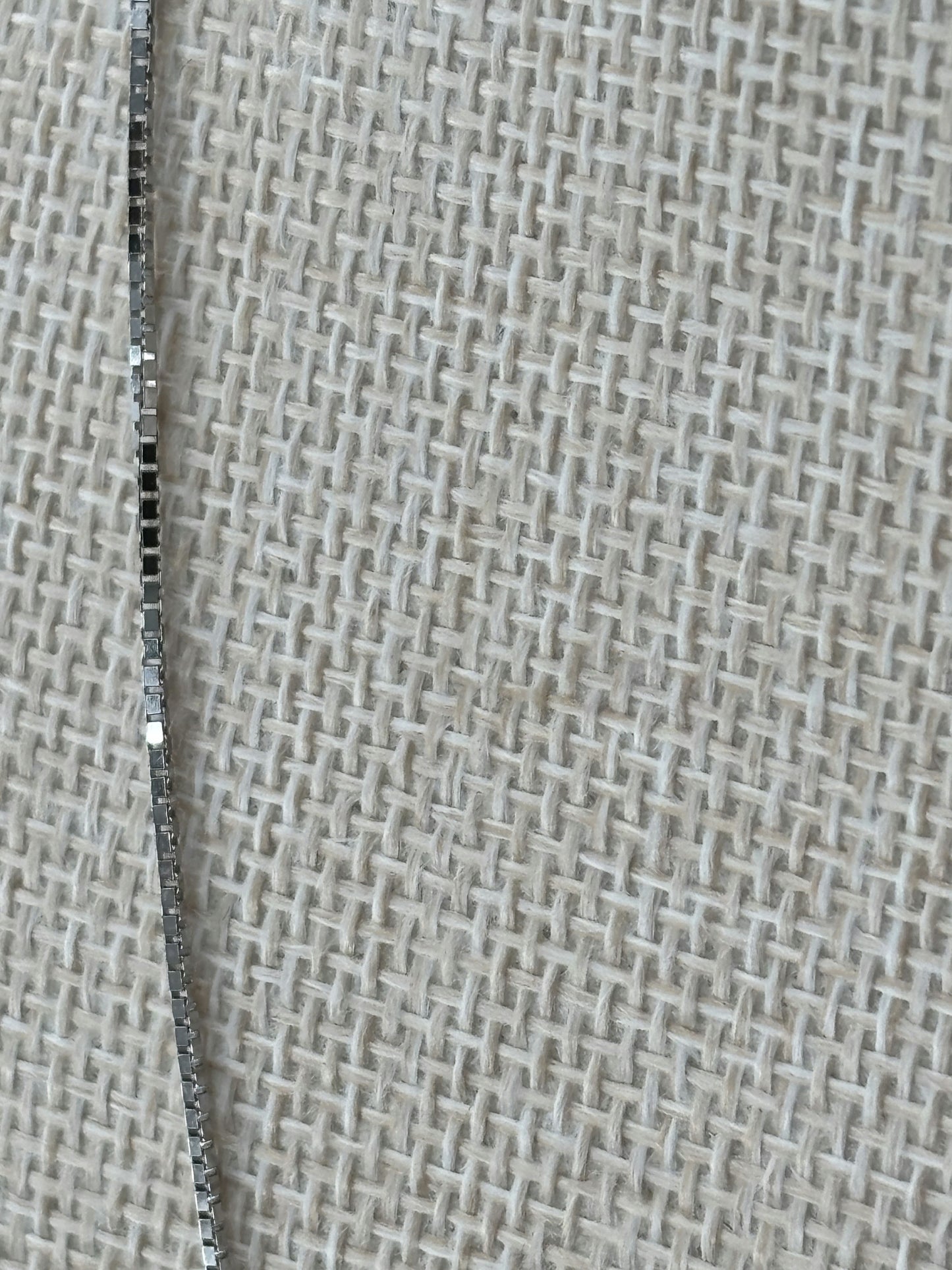 White Gold Box Chain