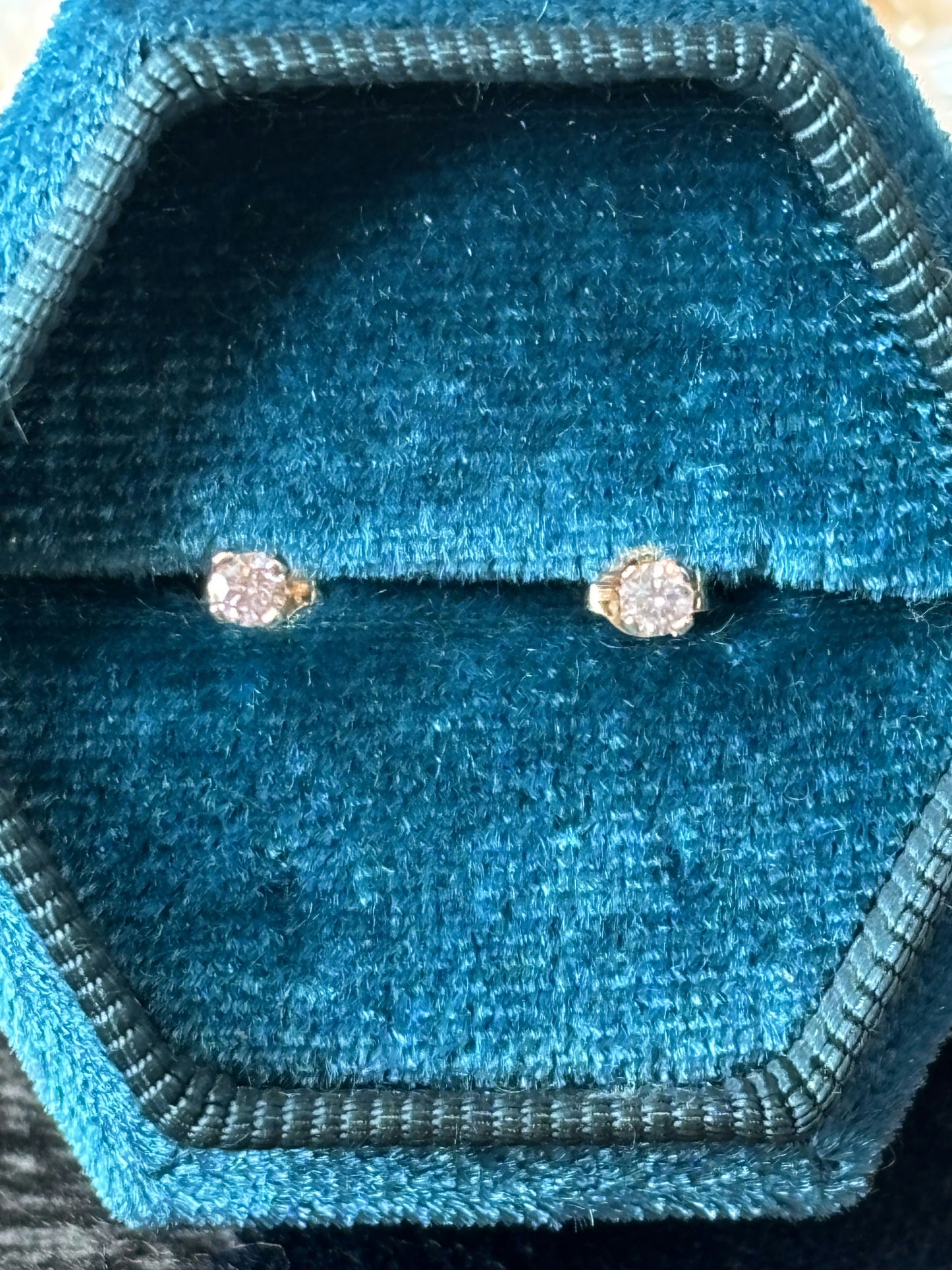 Petite Diamond Stud Earrings