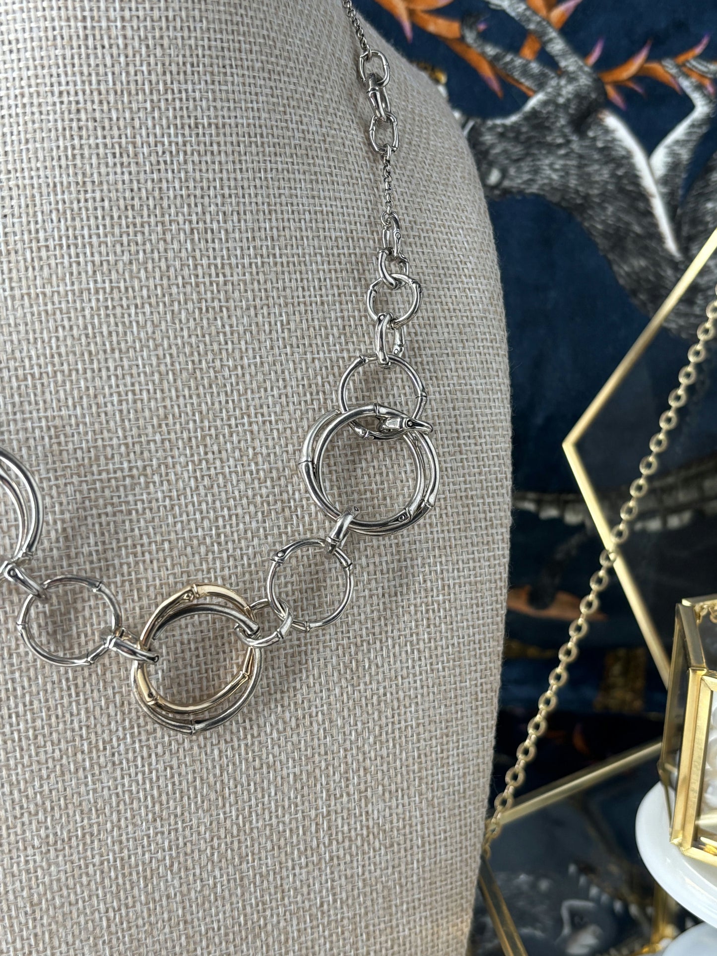 John Hardy Round Bamboo Link Necklace