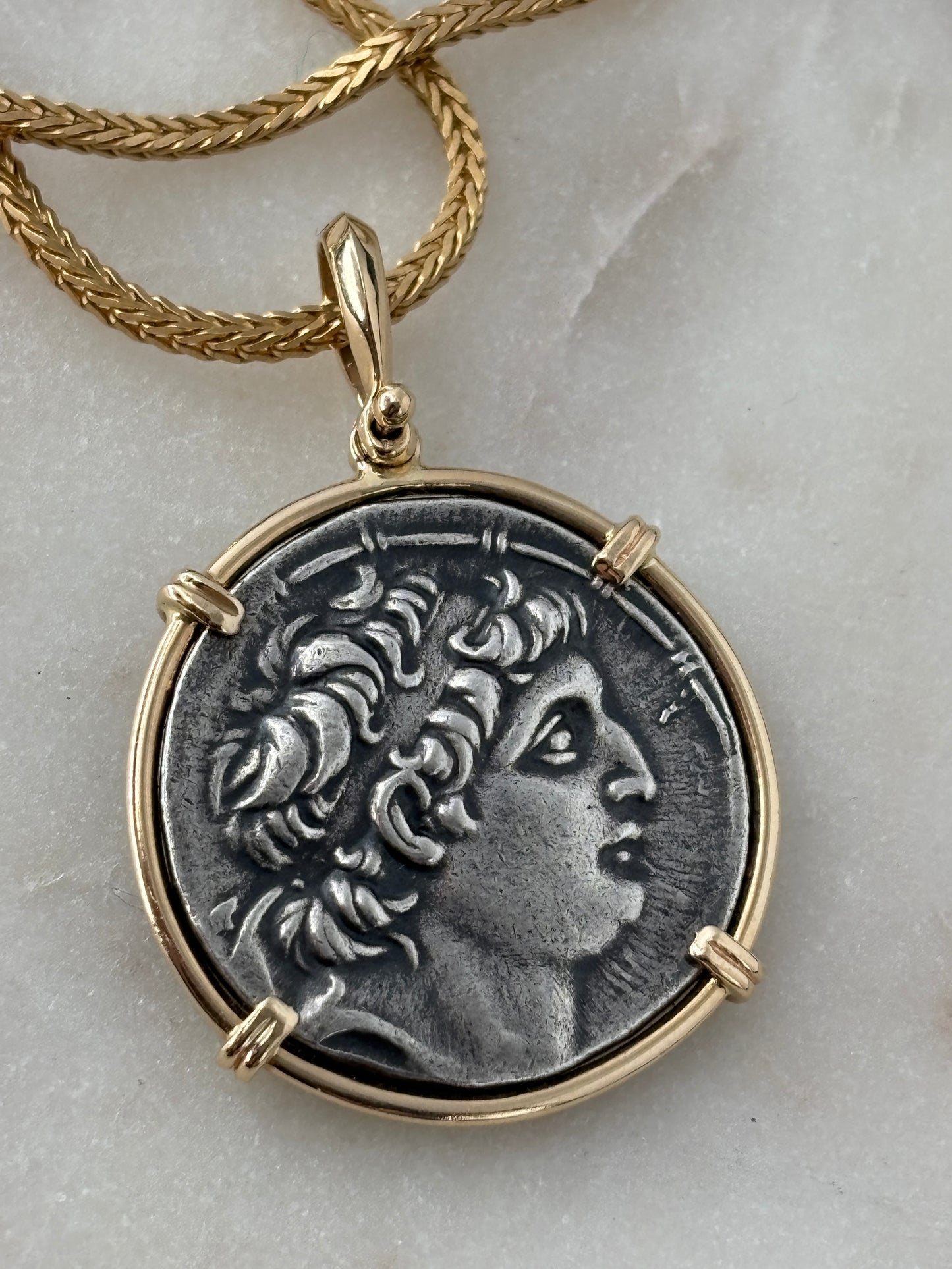 Ancient Greek Coin Pendant