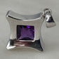 White Gold & Amethyst Pendant