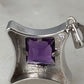 White Gold & Amethyst Pendant