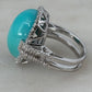 Turquoise & Diamond Cocktail Ring