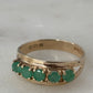 Emerald Five Stone Ring