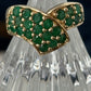 Emerald Crossover Ring