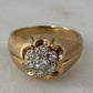Vintage Diamond Kentucky Cluster Ring