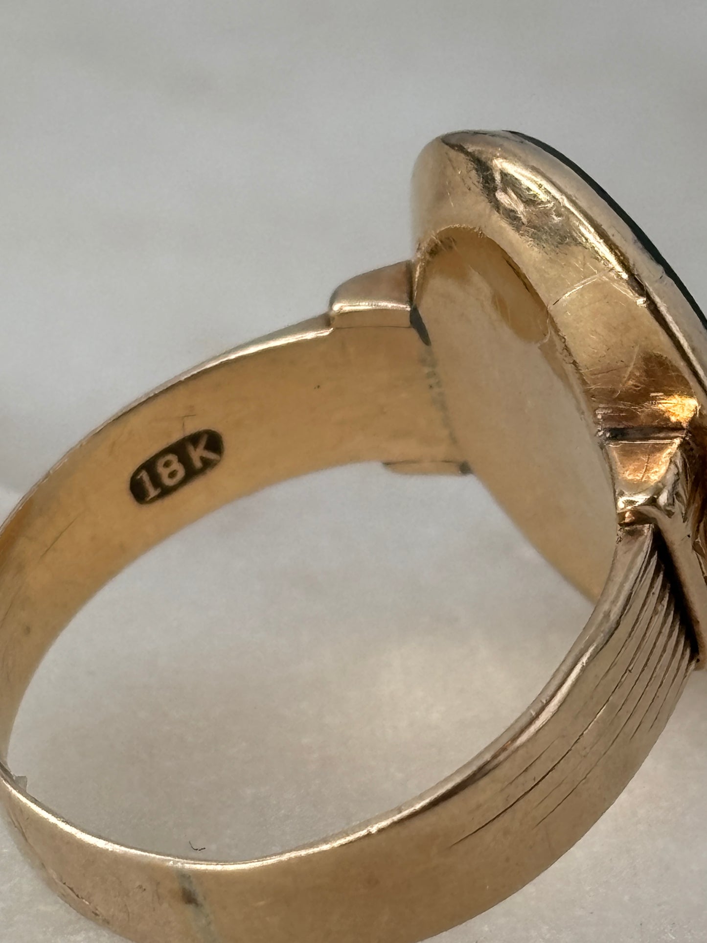 Antique Bloodstone Signet Ring