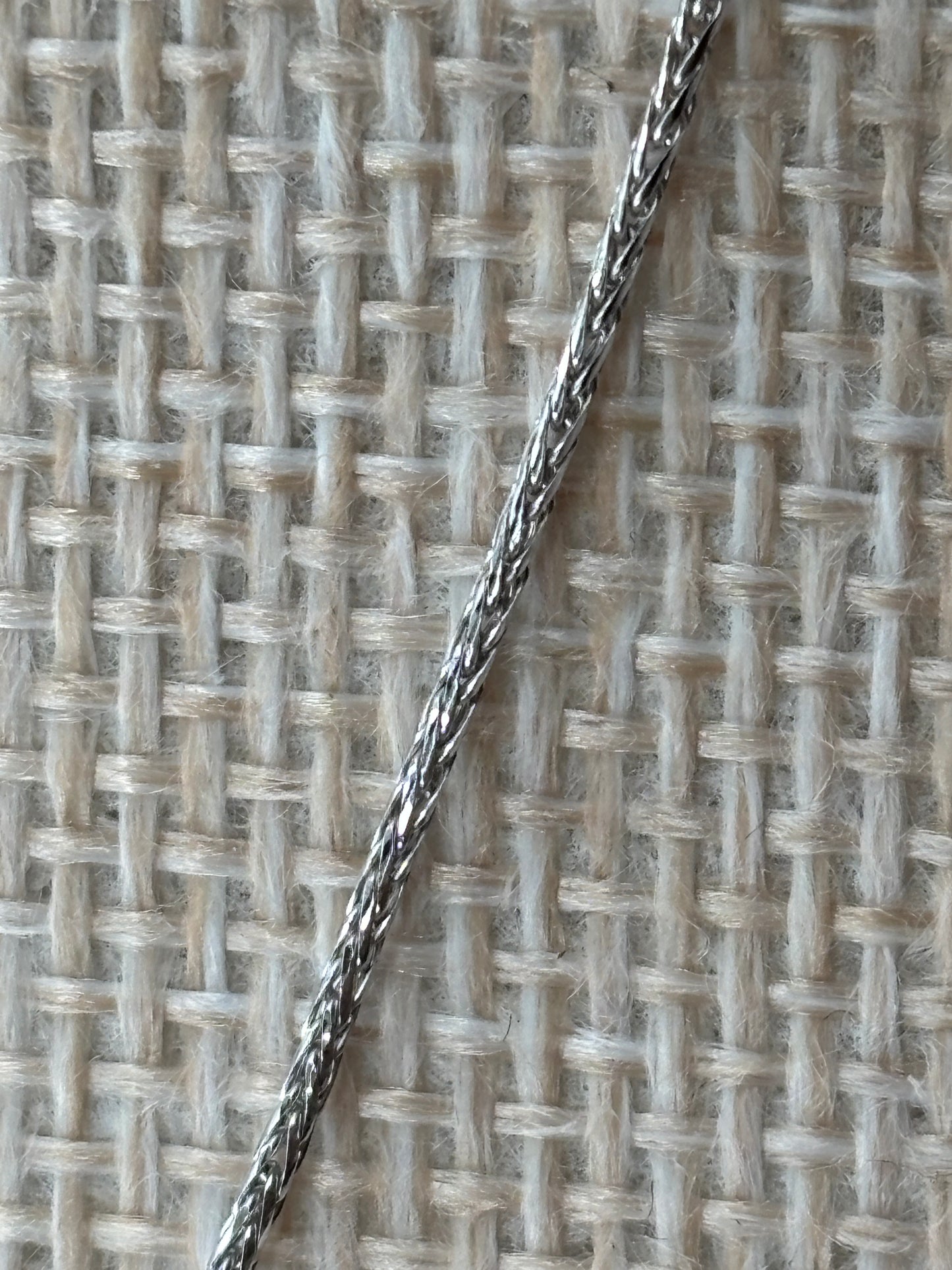 White Gold Mixed Link Chain