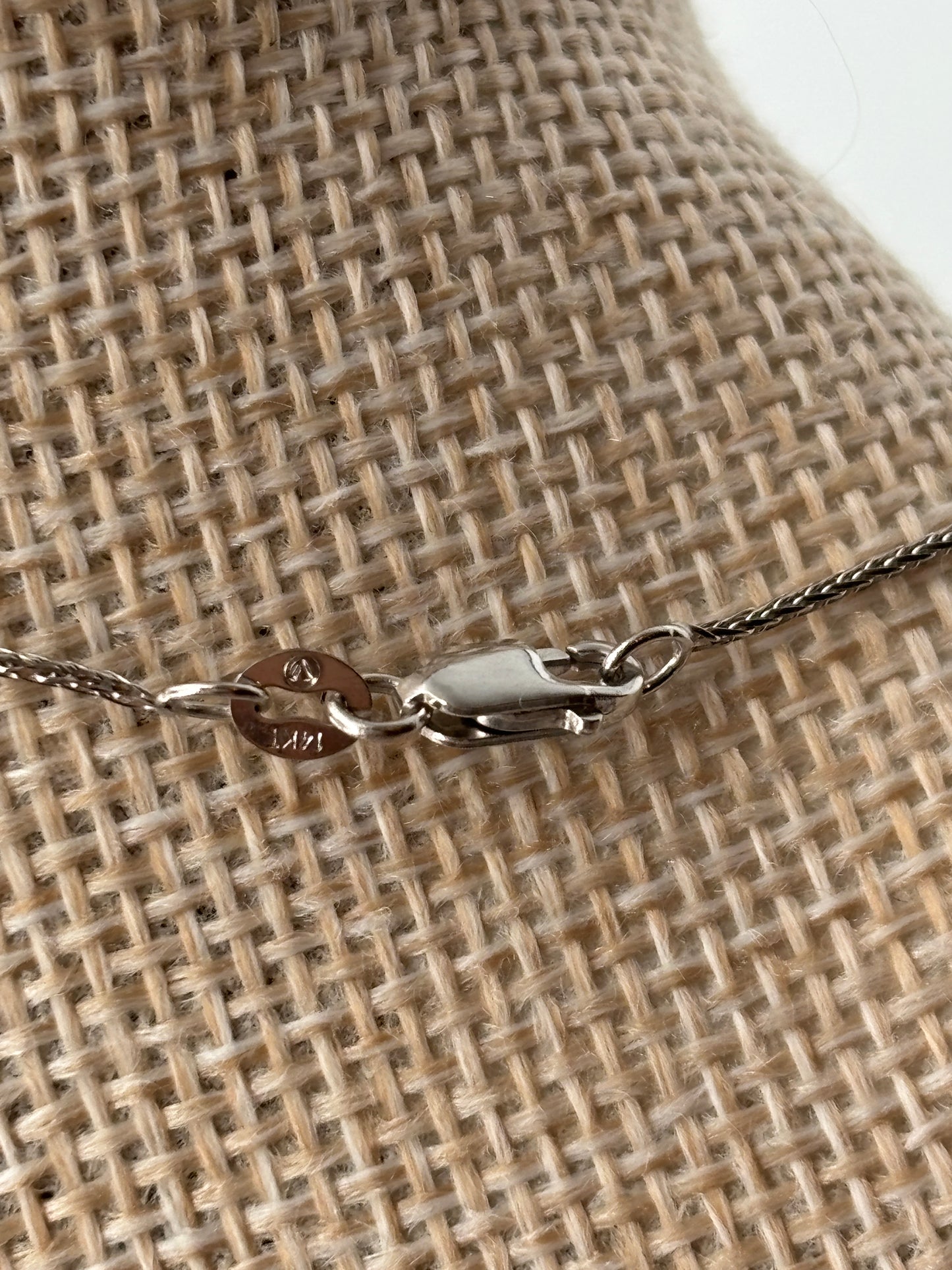 White Gold Mixed Link Chain