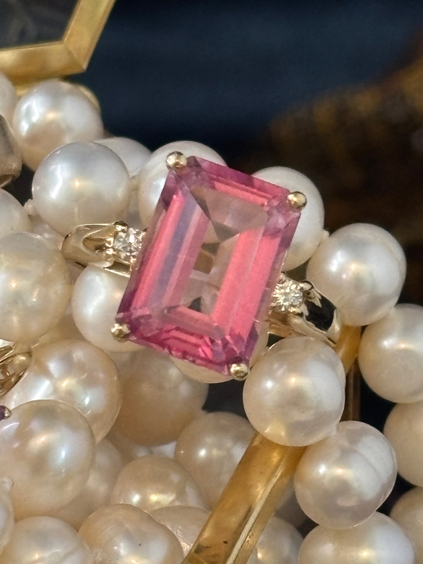 Pink Topaz Ring