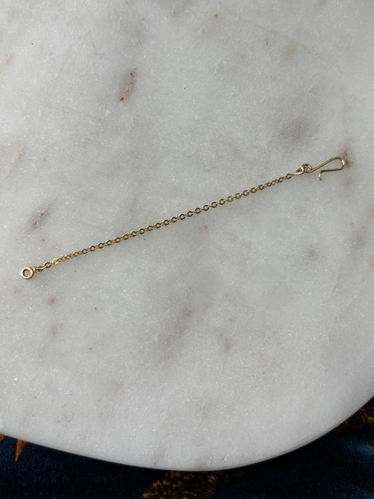 Gold Hook & Chain Extender