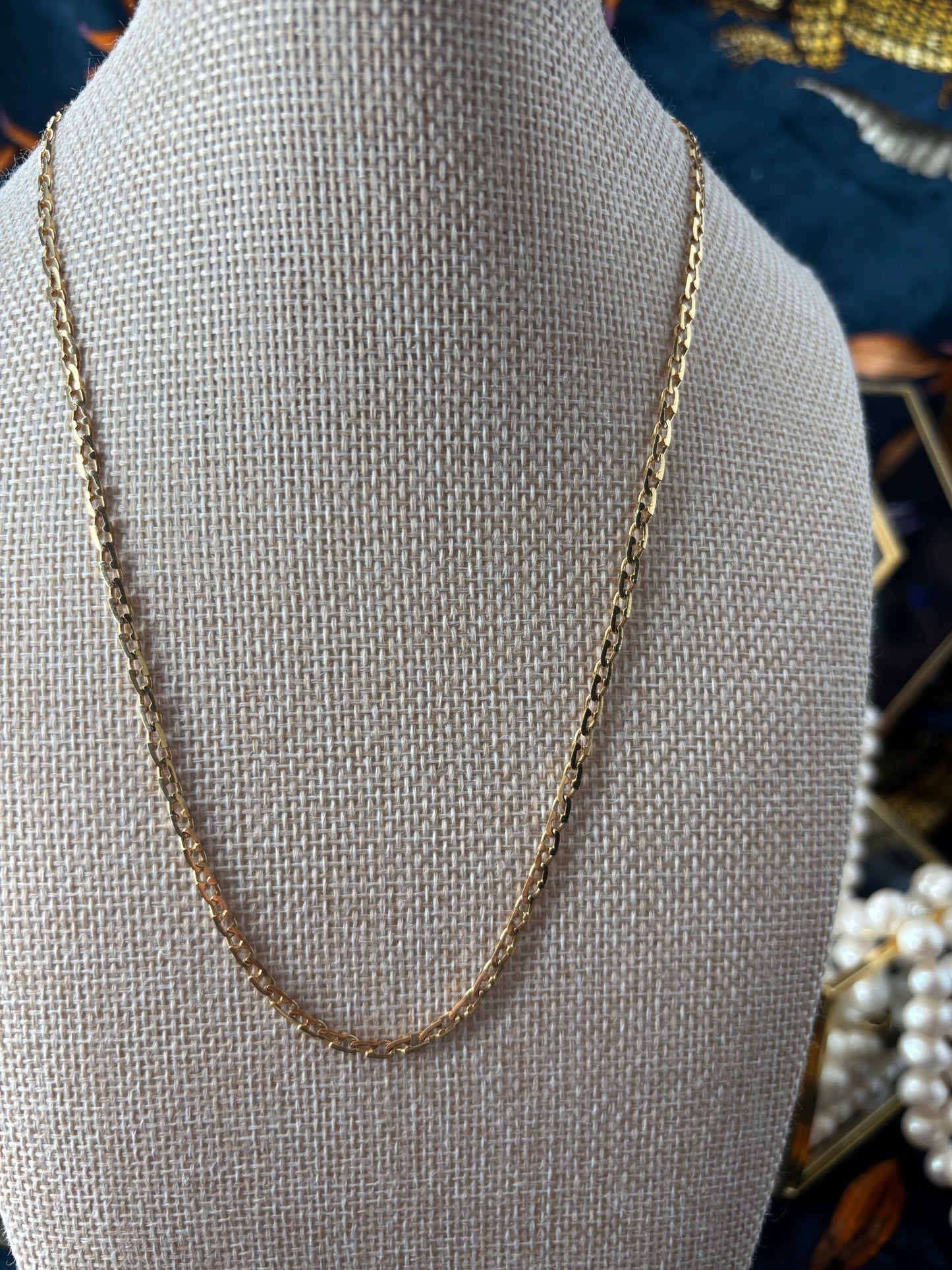 Gold Open Mariner Link Chain