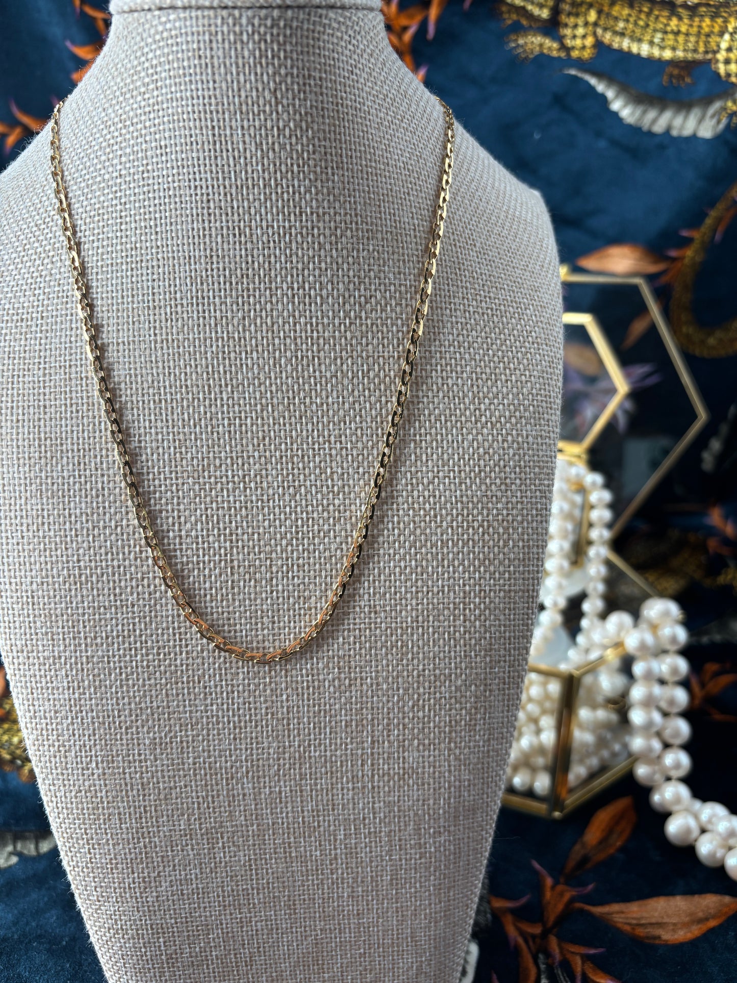 Gold Open Mariner Link Chain