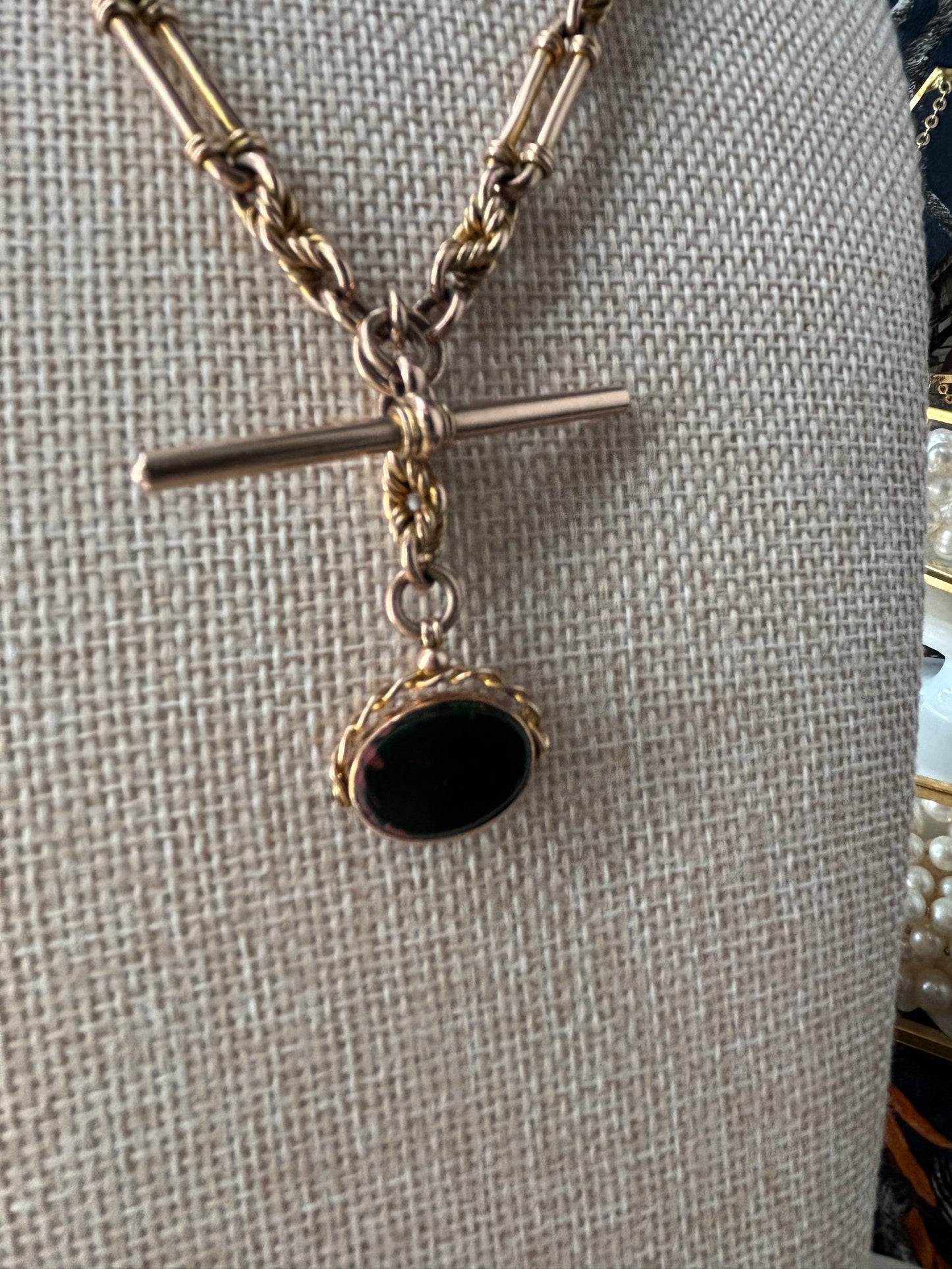 Fancy Link Antique Albert Watch 
Chain