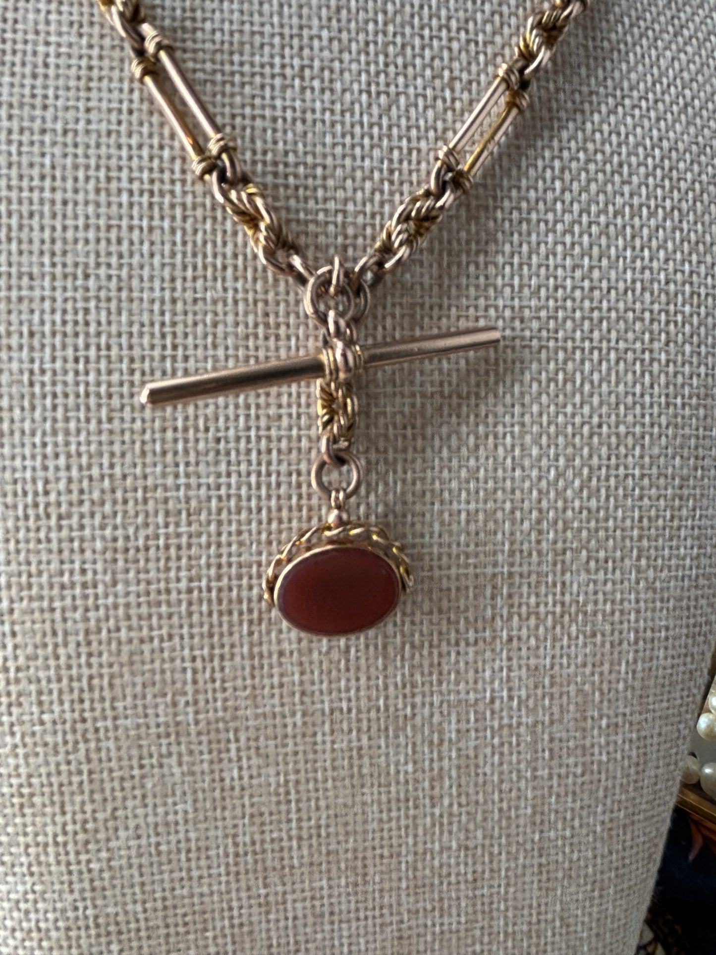 Fancy Link Antique Albert Watch 
Chain