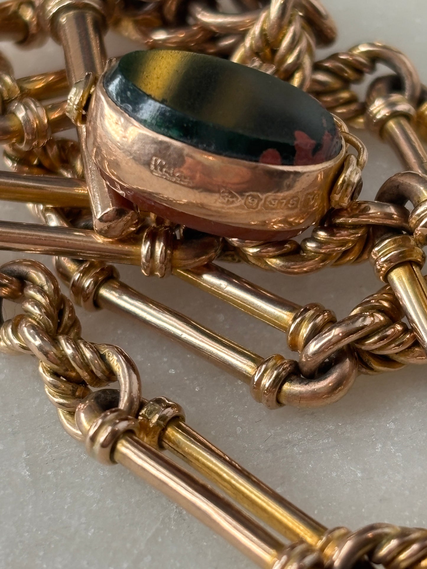 Fancy Link Antique Albert Watch 
Chain