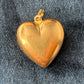 Puffy Gold Heart Pendant