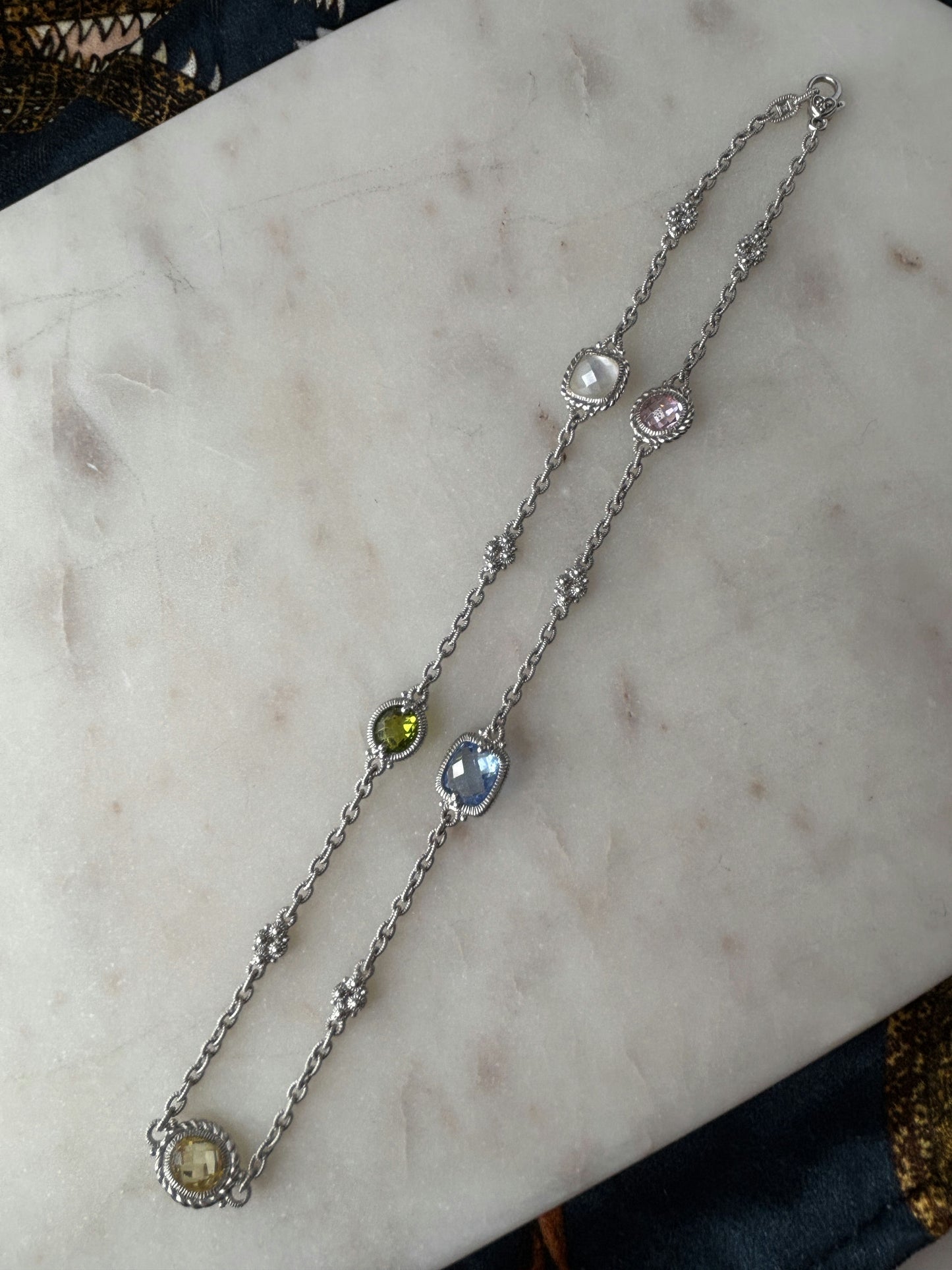 Judith Ripka "Ambrosia" Multi-Gemstone Necklace