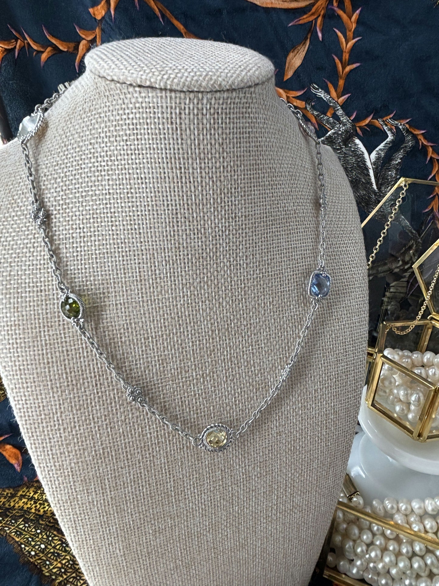 Judith Ripka "Ambrosia" Multi-Gemstone Necklace