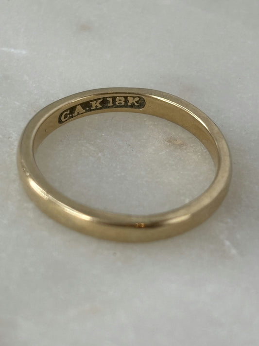 Antique Gold Band