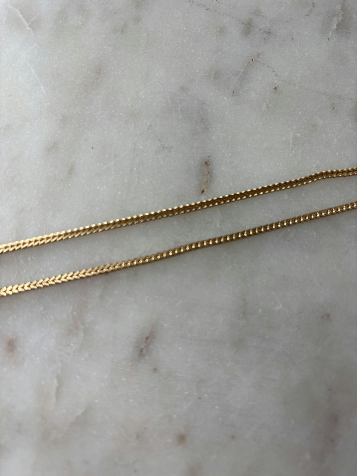 Gold Box Wheat Chain