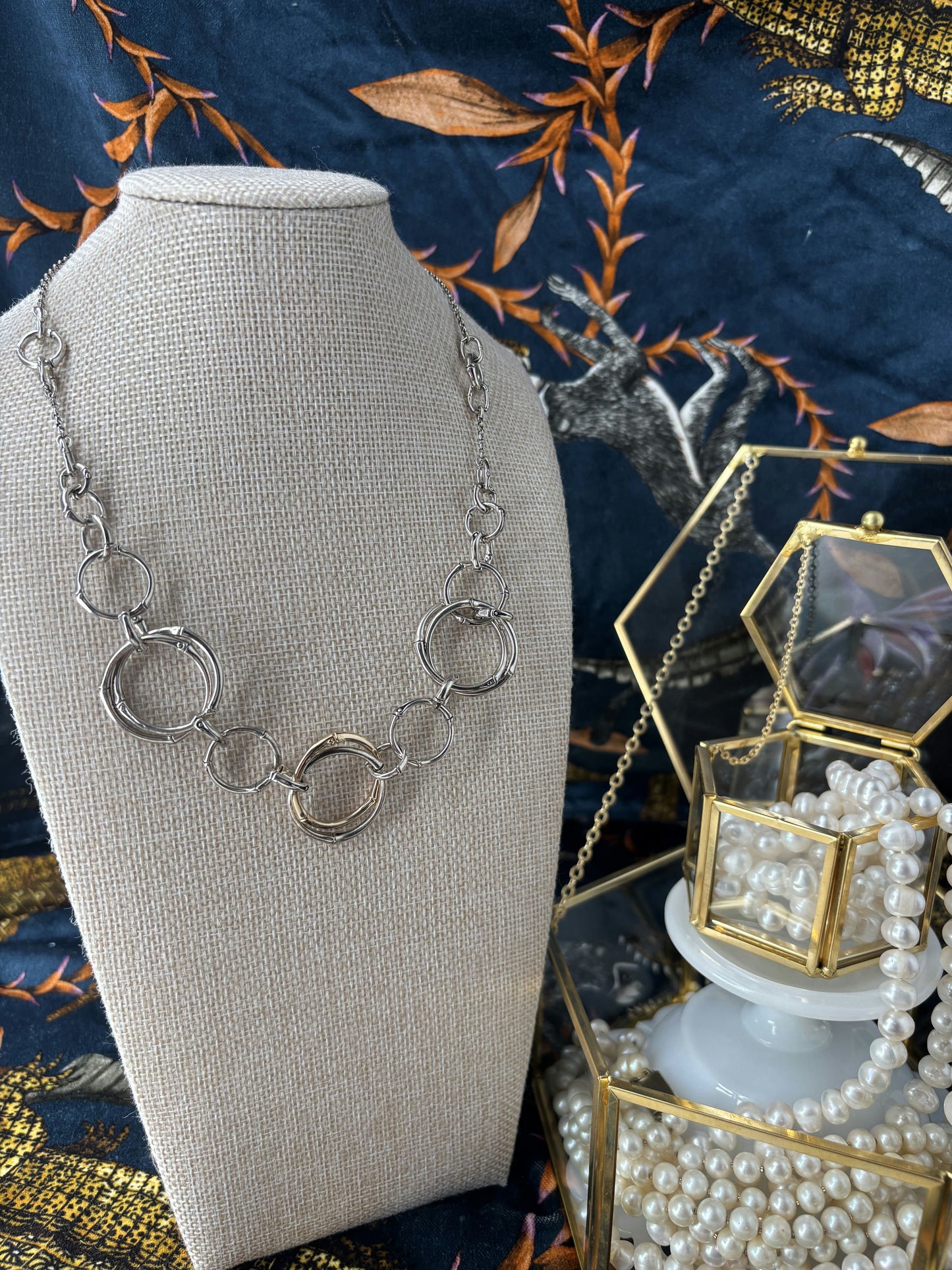 John Hardy Round Bamboo Link Necklace